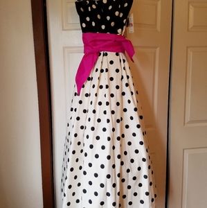 Eliza J designer prom dress.